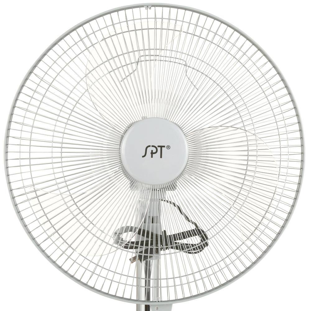 SPT Adjustable-Height 36 in. Oscillating Pedestal Fan with Heavy Duty SF-1816A