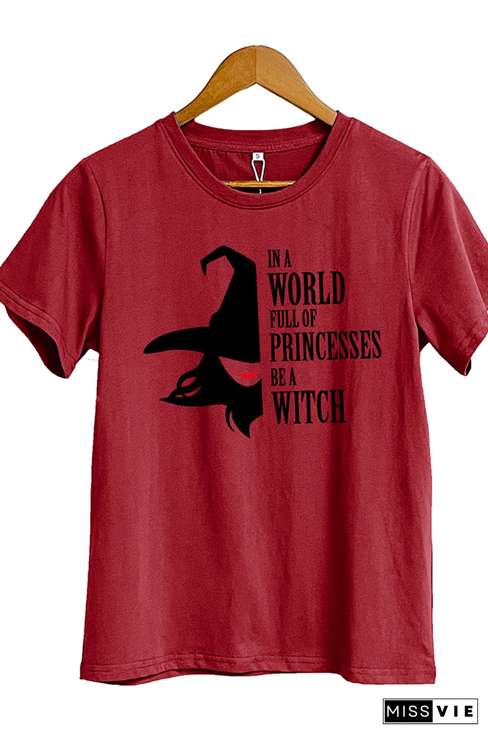 Spooky Witch Short Sleeve Graphic Tee Wholesale