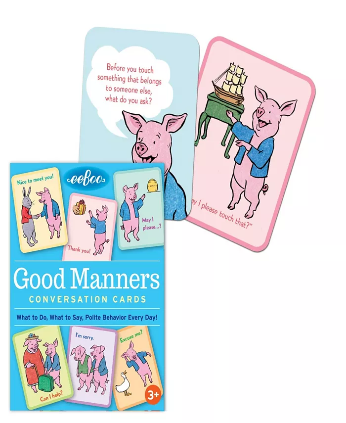 Eeboo Good Manners Conversation Flash Cards