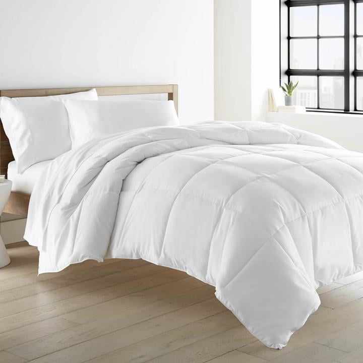 Beckham Luxury Linens Hotel Collection 1600 Thread Count Pure White Goose Feathers Comforter， Full/Queen