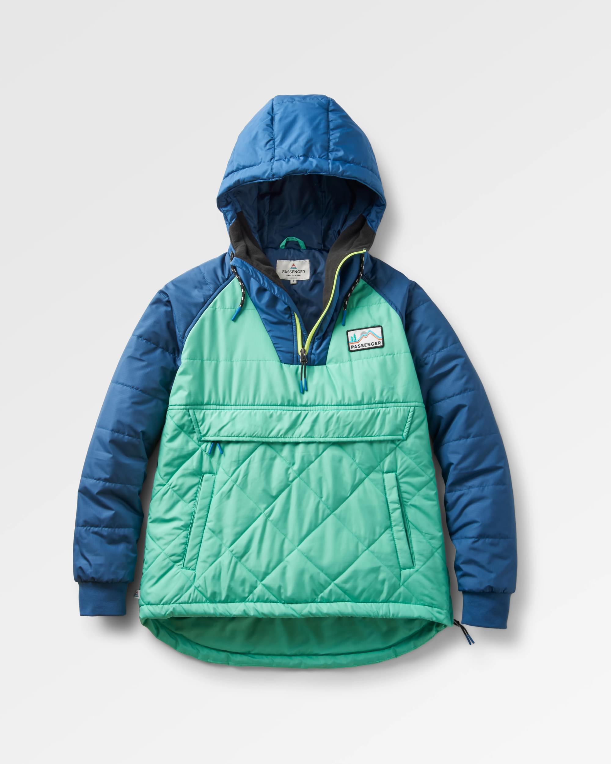 Ocean Recycled Insulated 1/2 Zip Jacket - Green Spruce