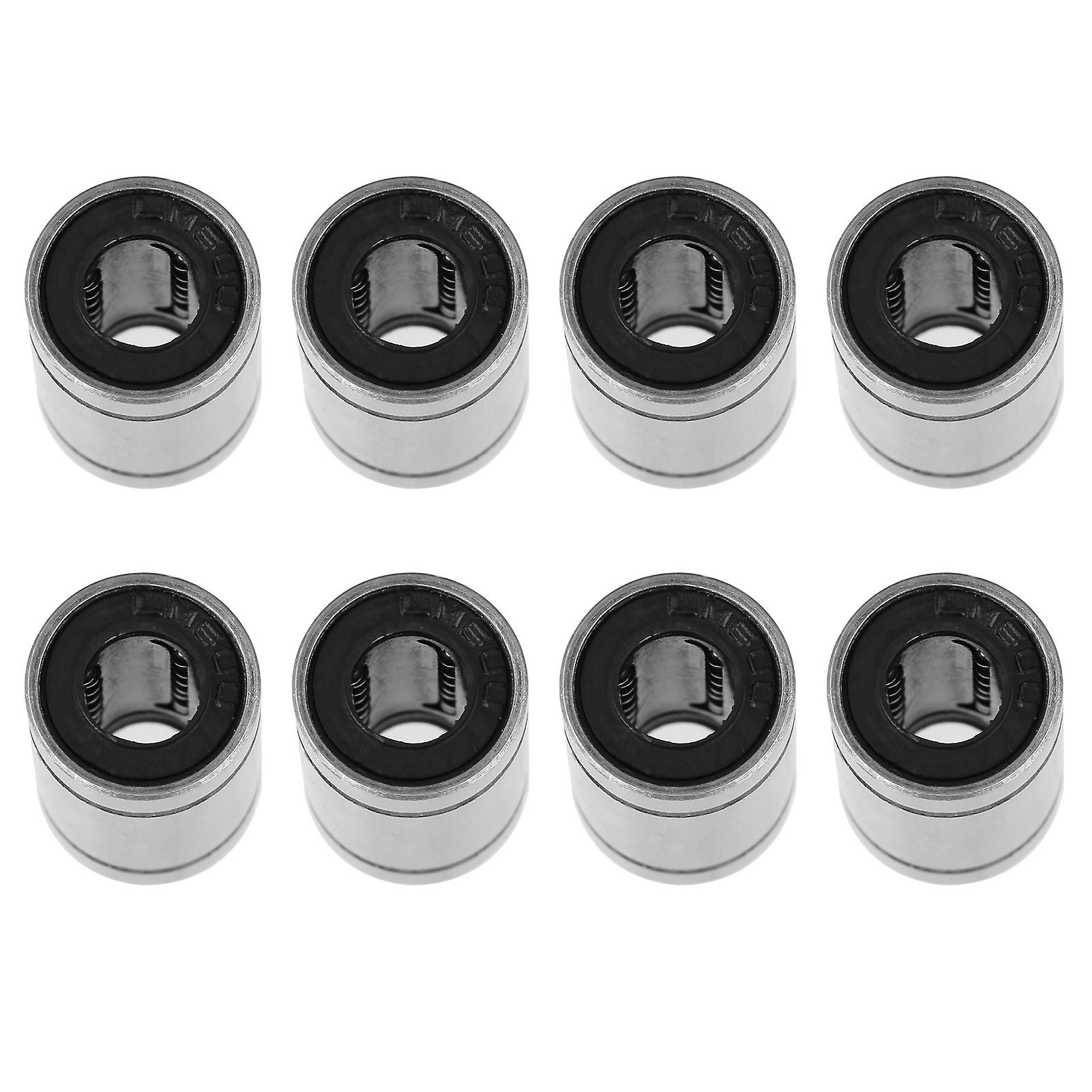 8pcs Lm6uu 6mm Linear Motion Ball Bearing Bushing For 3d Printer Cnc Parts