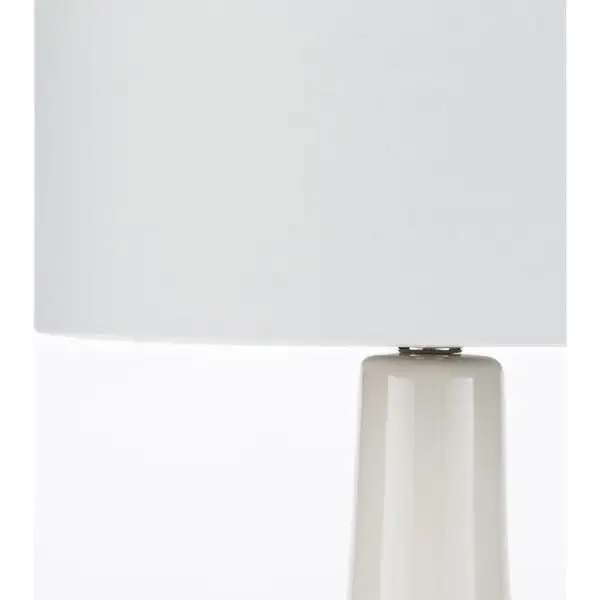 Modern Emily Table Lamp with Glazed Ceramic Base