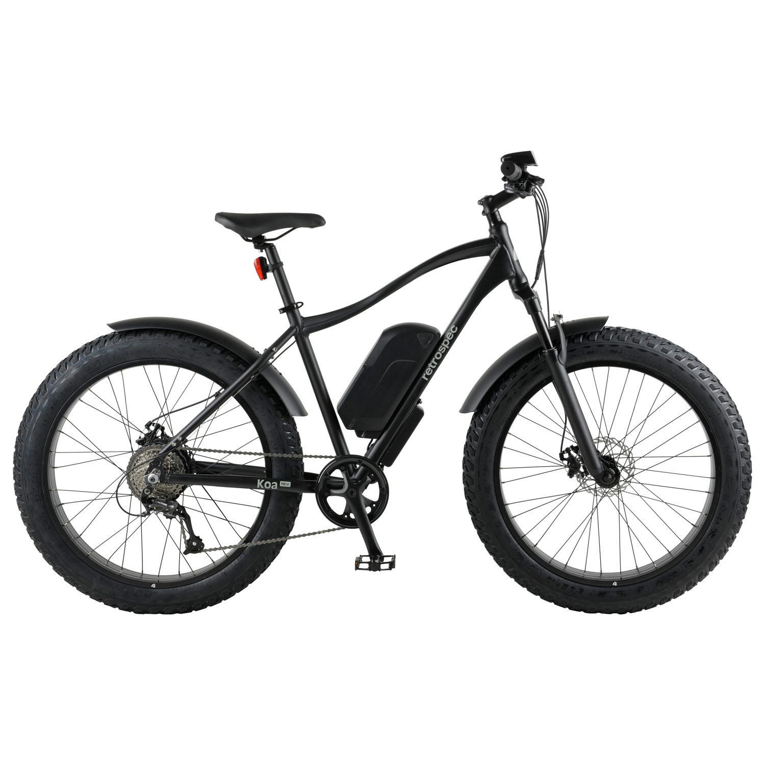 Retrospec KOA Rev Unisex 26 in. D Electric Bicycle Matte Black