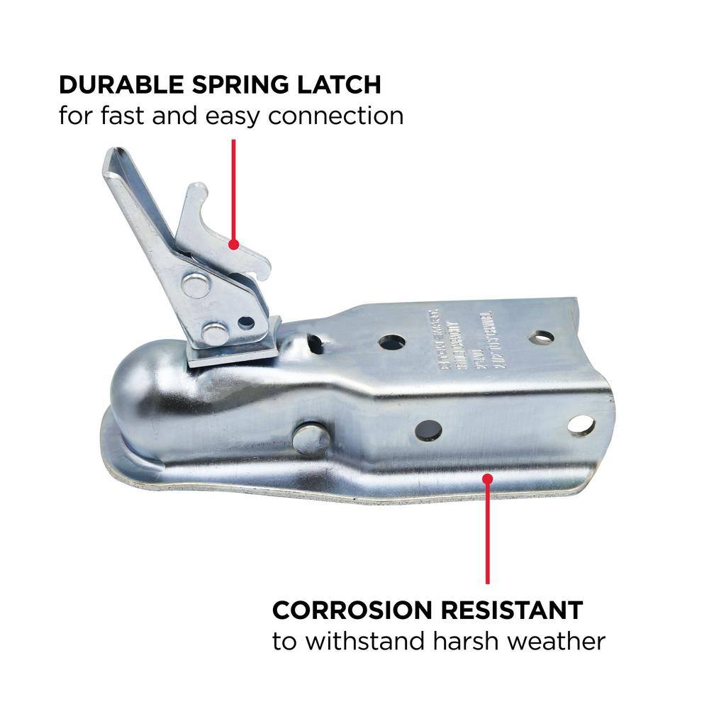 TowSmart Class 2 2 in. Ball Coupler with 2-12 in. to 3 in. Adjustable Collars 773