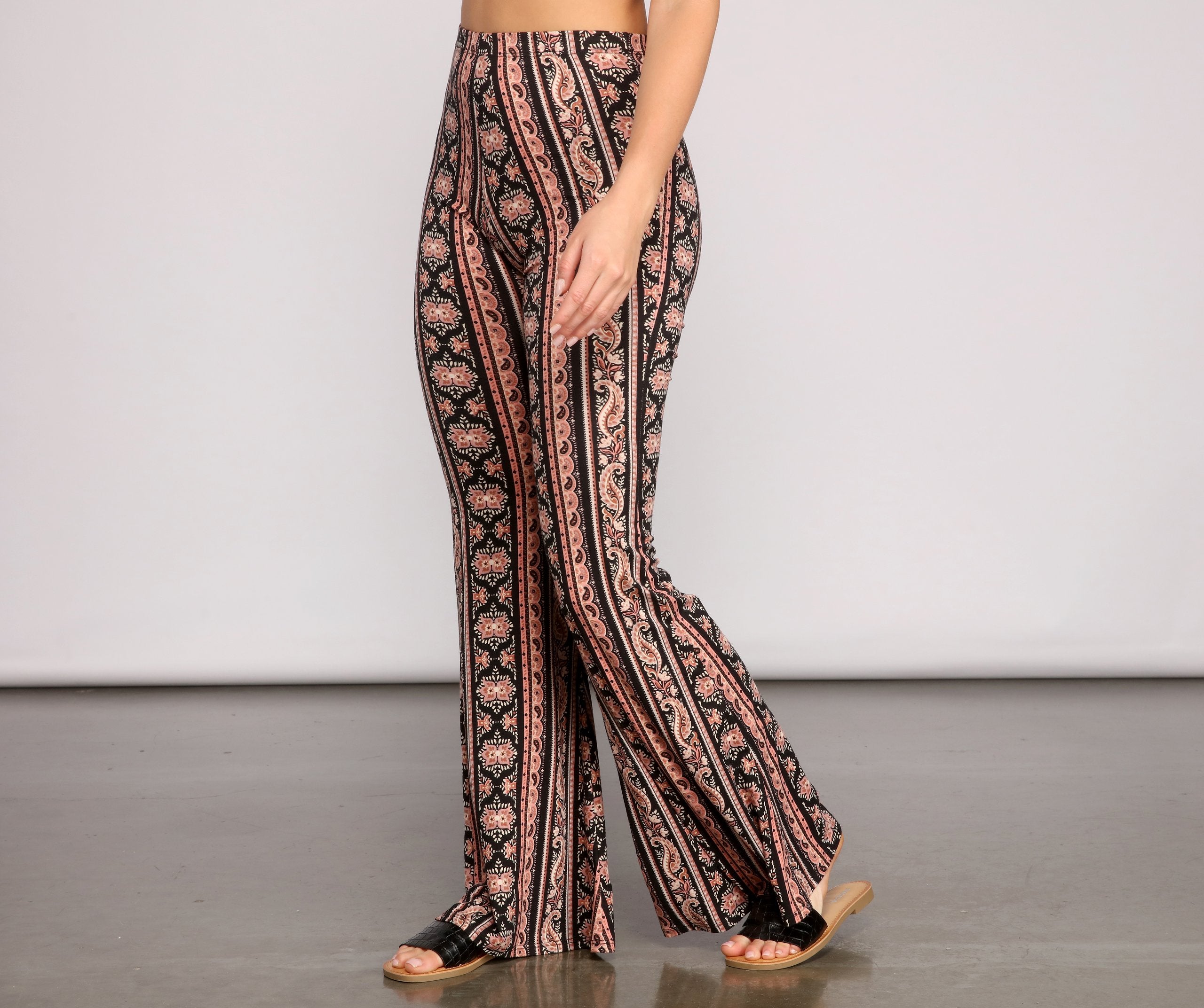 CLEARANCE - Wanderlust Beauty Flared Pants