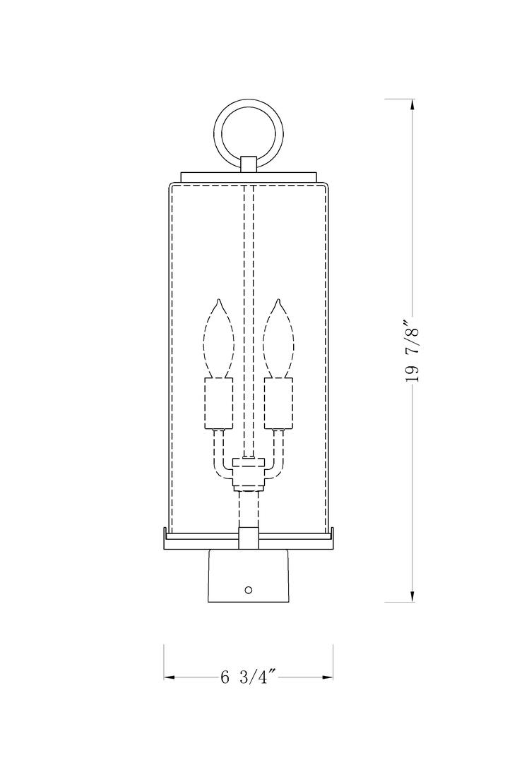 Z-Lite 593PHMSBK