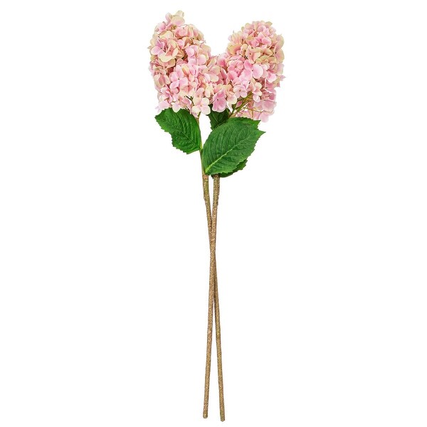 Vickerman 34 Artificial Pink Cone Hydrangea Spray. 2 Stems In A Bag.