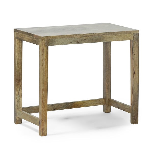 Trautman Rustic Handcrafted Mango Wood Nested Side Tables (Set of 3) by Christopher Knight Home