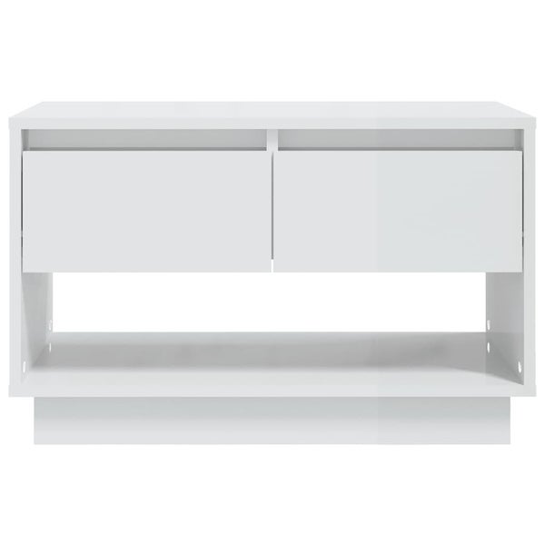 TV Cabinet High Gloss White 27.6