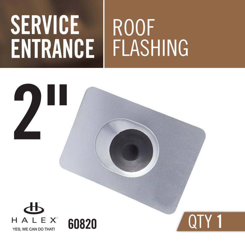 Halex 2 in. Service Entrance (SE) Roof Flashing 60820