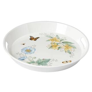 Lenox Butterfly Meadow Melamine Multi Color Large Round Tray 865999