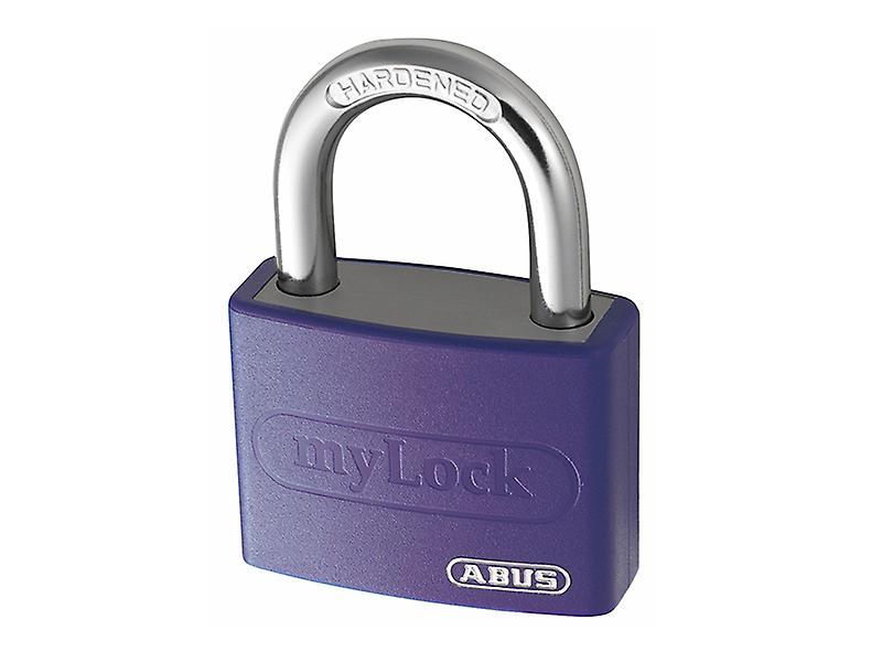 ABUS T65AL/40mm My Lock Aluminium Padlock Violet Keyed Alike 6401 ABUKA49937