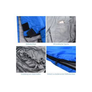 2-Person Waterproof Sleeping Bag Pad with 2-Pillows H-D0102H95A9Y