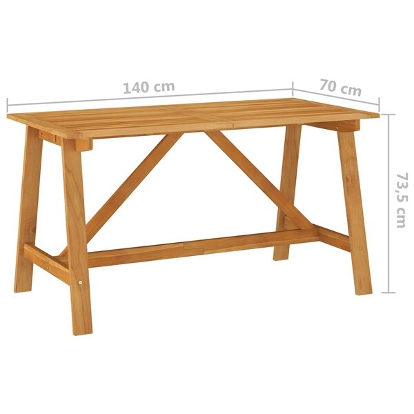 vidaXL Garden Dining Table 55.1