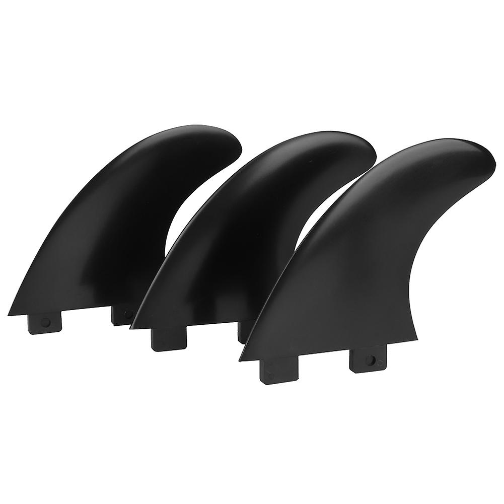 3pcs Fcs Surfboard Tail Water Fin Set Left Middle Right Surf Accessories Nylon Plastic Glass Fibersurfboard Tail Fin