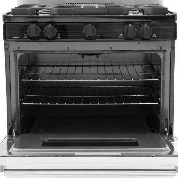 Premier ProSeries 36 in. 3.91 cu. ft. Battery Spark Ignition Gas Range in Stainless Steel P36B3182PS