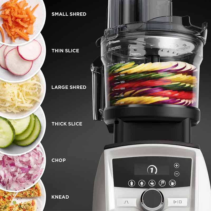 Vitamix A3500 Blender and Food Processor Attachment Bundle