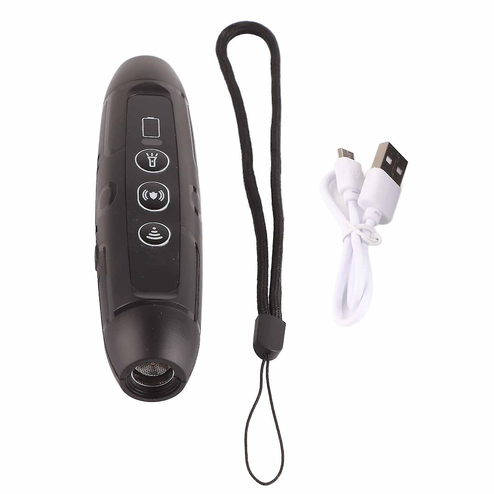 Ultrasonic Anti Barking Device 3 Modes Behavior Training Safe Dog Barking Control Device with High Bright Flashlight