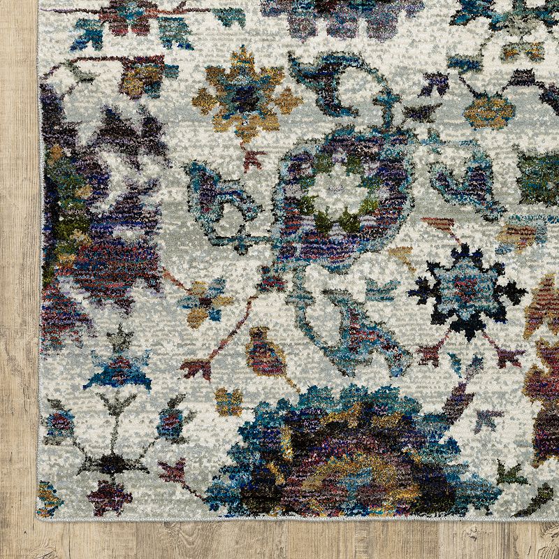 StyleHaven Alexander Updated Traditional Floral Ikat Rug