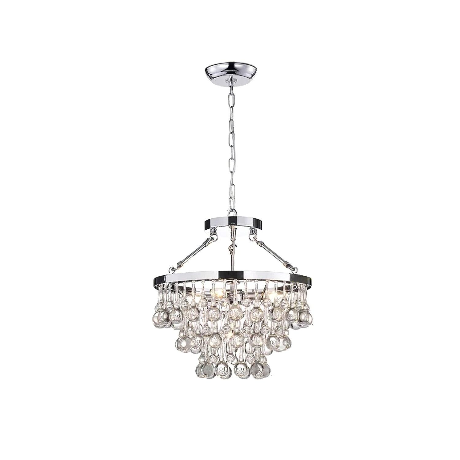 Unique Tiered Crystal Chandelier