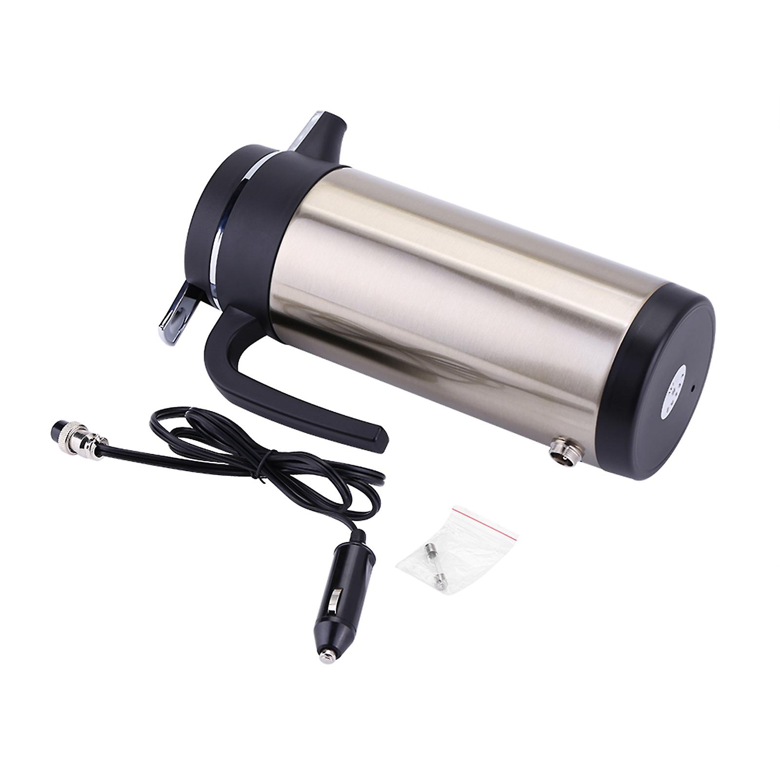 850ml 24v Travel Car Kettle Cigarette Lighter Socket Water Heater Bottle For Tea Coffee