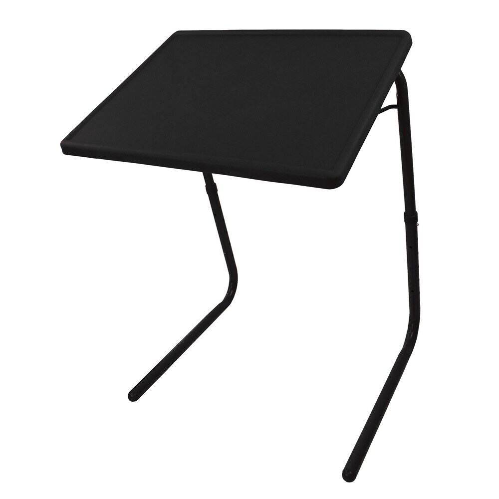 Portable Foldable TV Tray Table   Laptop  Eating Stand W/Adjustable Tray   Sliding Adjustable Cup Holder   As Seen on TV