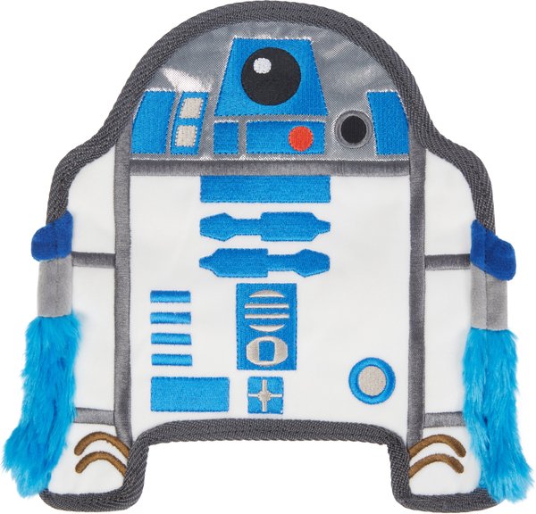 STAR WARS R2-D2 Flat Plush Squeaky Dog Toy