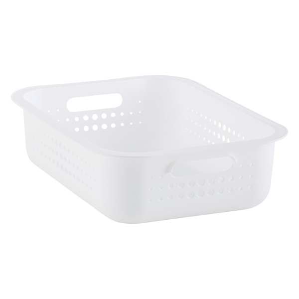 White Nordic Storage Baskets with Handles