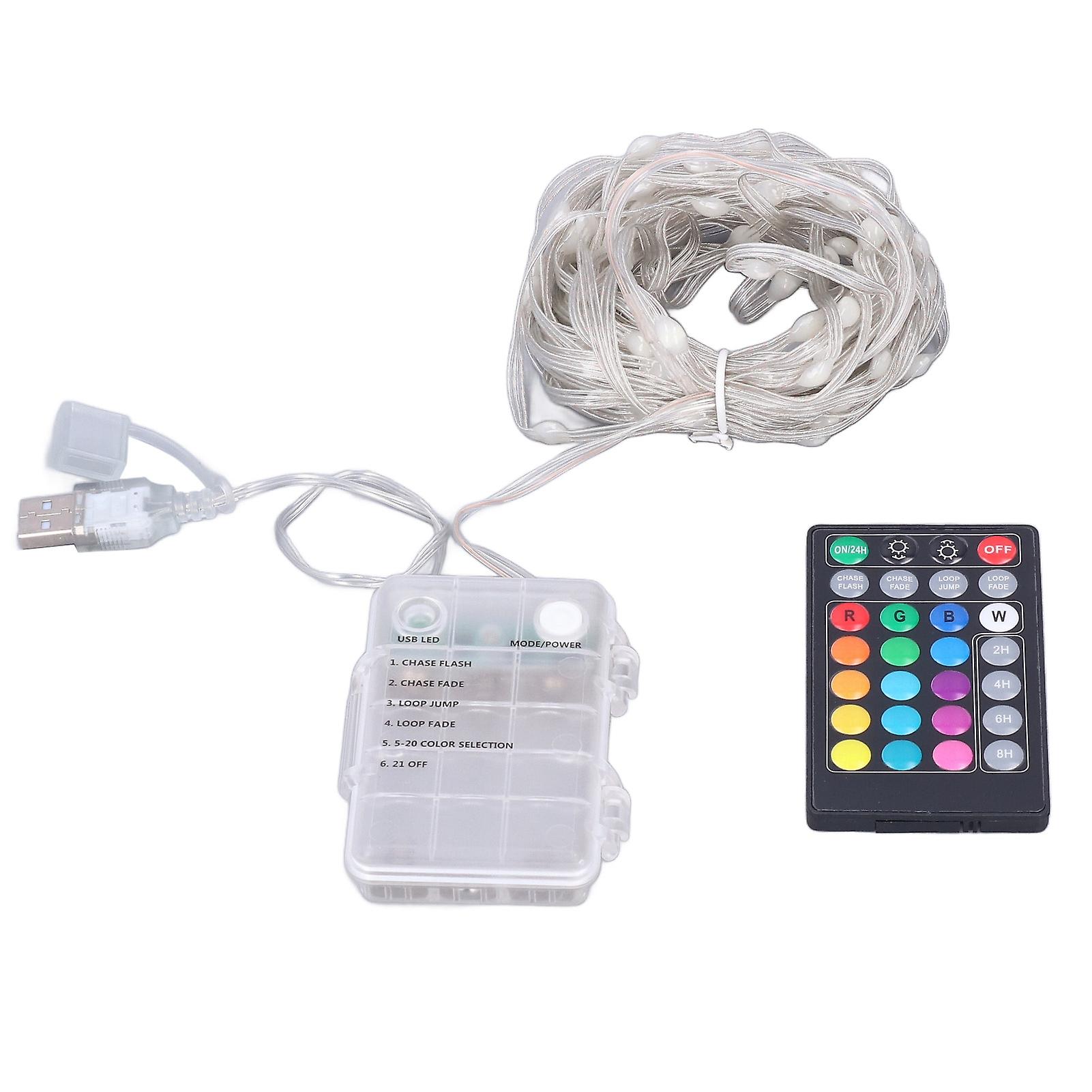 10m 110led String Light 16 Color Remote Control Timing String Light Waterproof Christmas Decoration Light