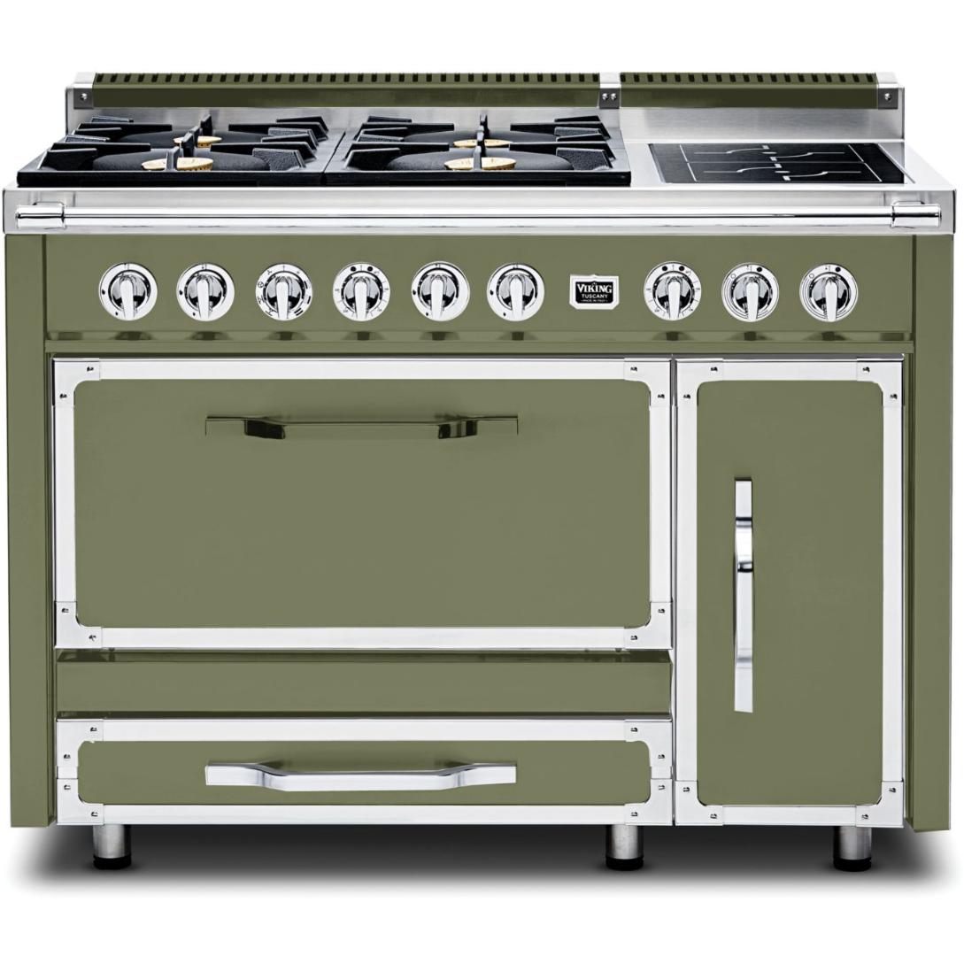 Viking 48-inch Freestanding Dual Fuel Range with True Convection Technology TVDR481-4ICY