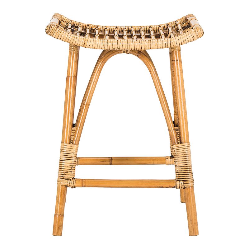 Safavieh Leda Rattan Counter Stool