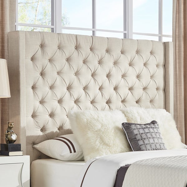 Naples Button-tufted Wingback Headboard only by iNSPIRE Q Artisan - - 19511535