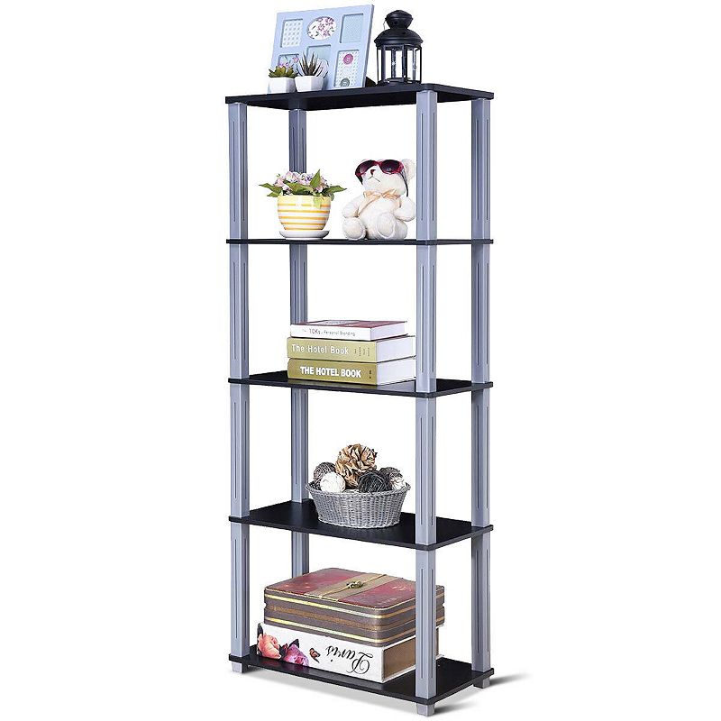 5-Tier Multi-Functional Storage Shelves Rack Display Bookcase