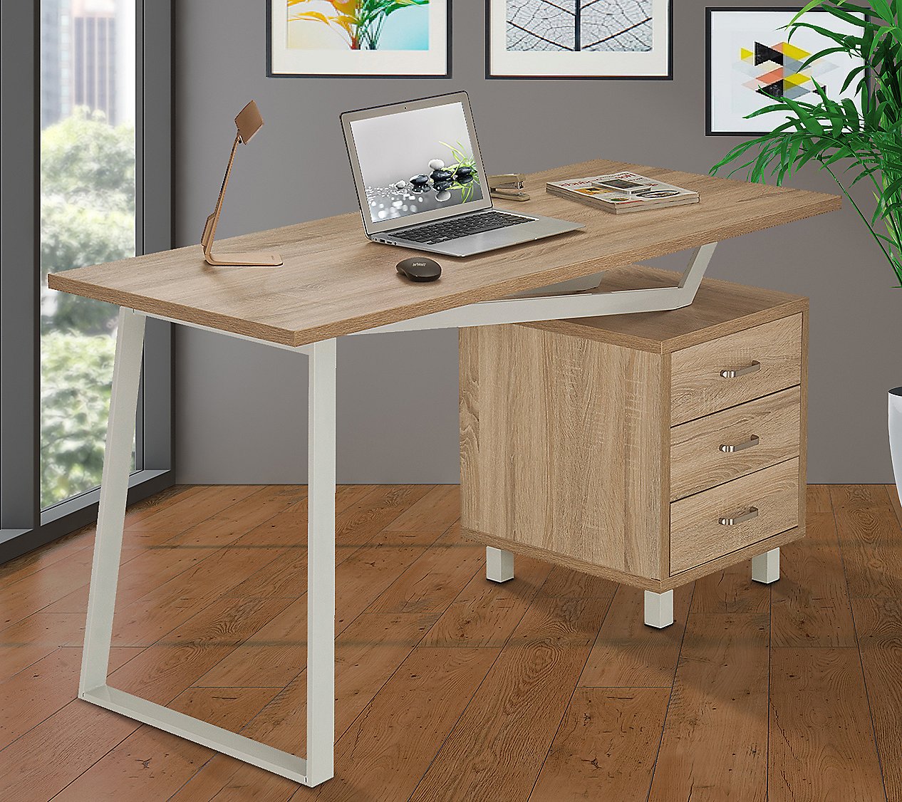 Techni Mobili Modern Design Computer Desk withStorage