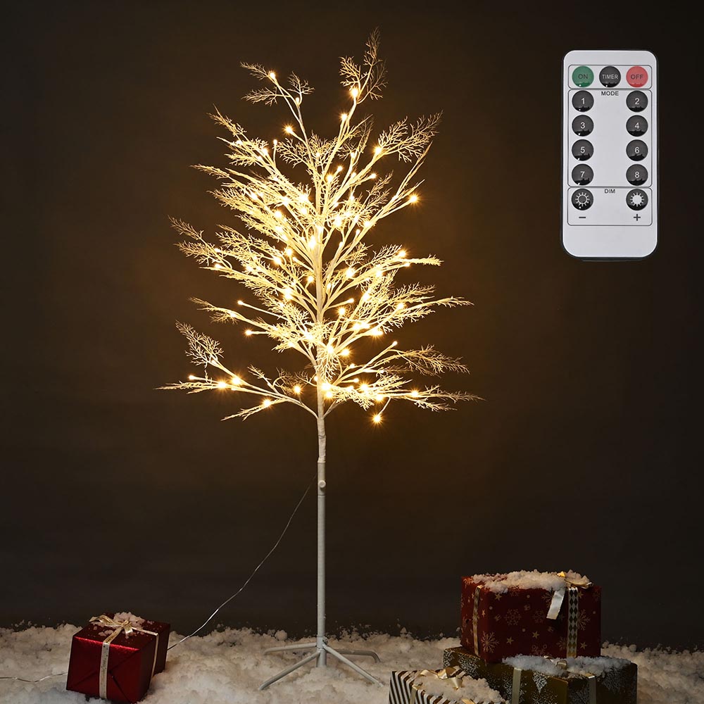 Yescom Lighted Twig Birch Tree Remote Control Christmas Decoration