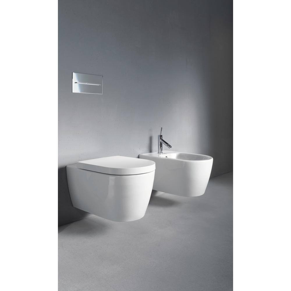 Duravit ME by Starck Round Wall-Mounted Bidet in White 2288150000