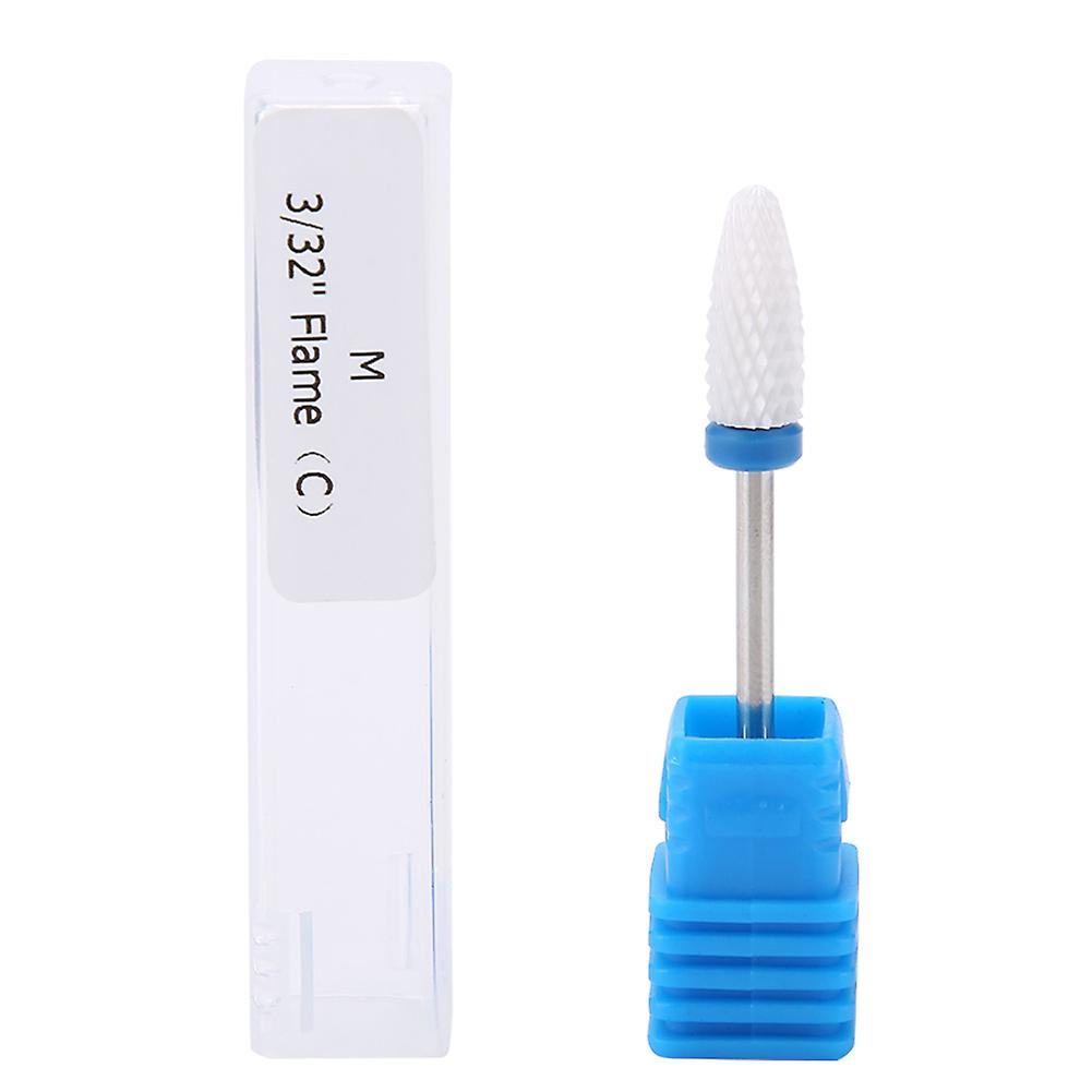 5 Type Of Ceramic Cylinder Shape Grinding Head Nail Drill Bit For Manicure Drills Machine 04#