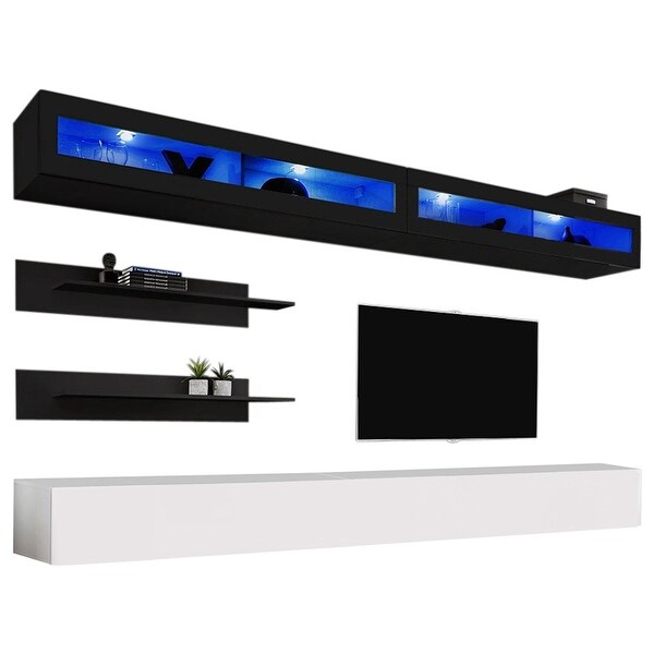 Fly I2 30TV Wall-mounted Floating Modern Entertainment Center