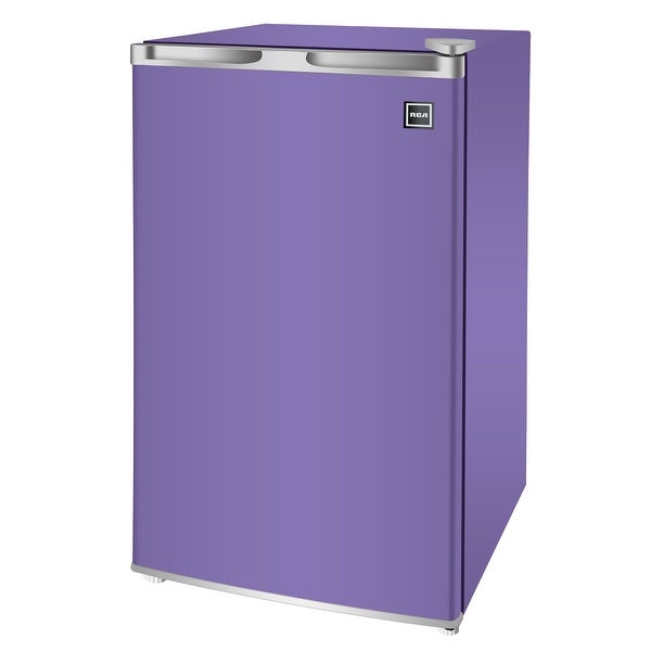 3.2 Cu. ft. Single Door Compact Refrigerator， Purple