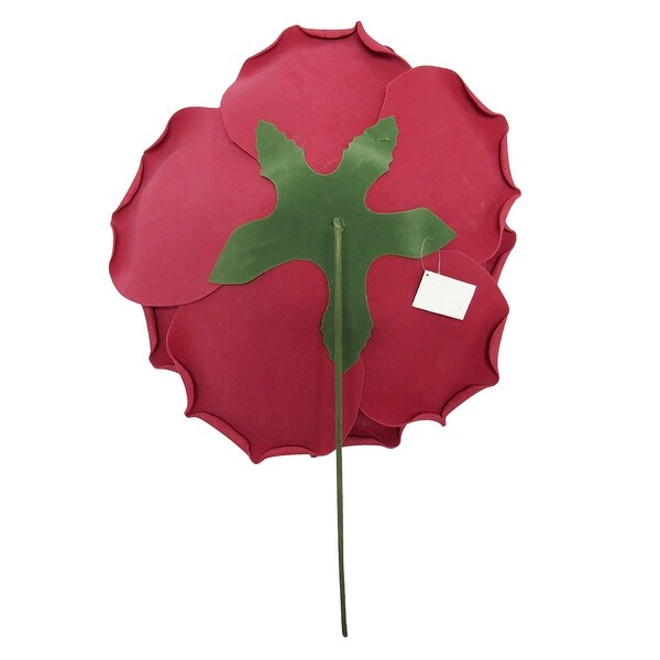 Set of 2 Large Foam Rose Stem Wall Decor Backdrop Art Crafts 16in