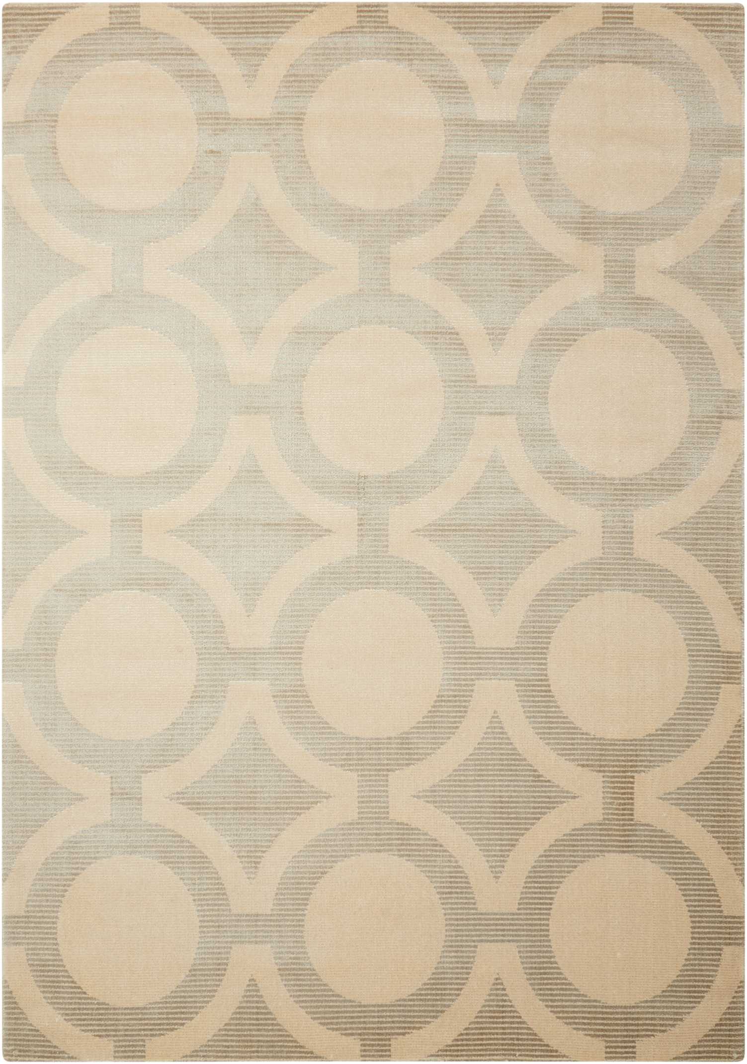 Luminance Hand Loomed Cream/Grey Rug