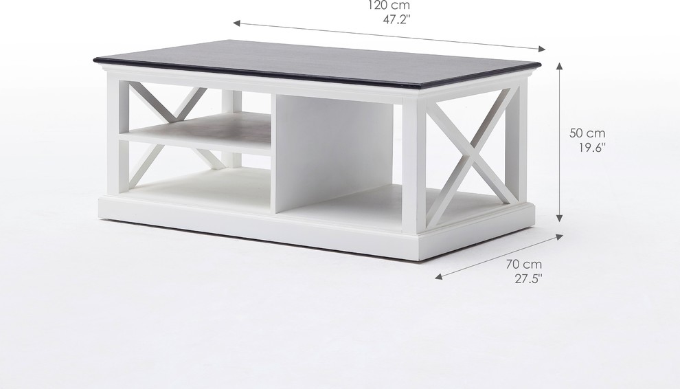 Halifax Contrast Coffee Table   Contemporary   Coffee Tables   by Nova Solo Furniture  Houzz