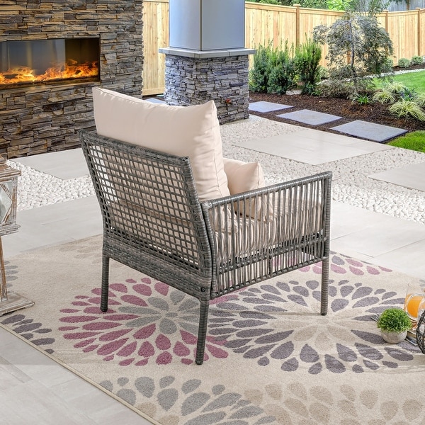 Patio Festival Outdoor Chair with Cushions