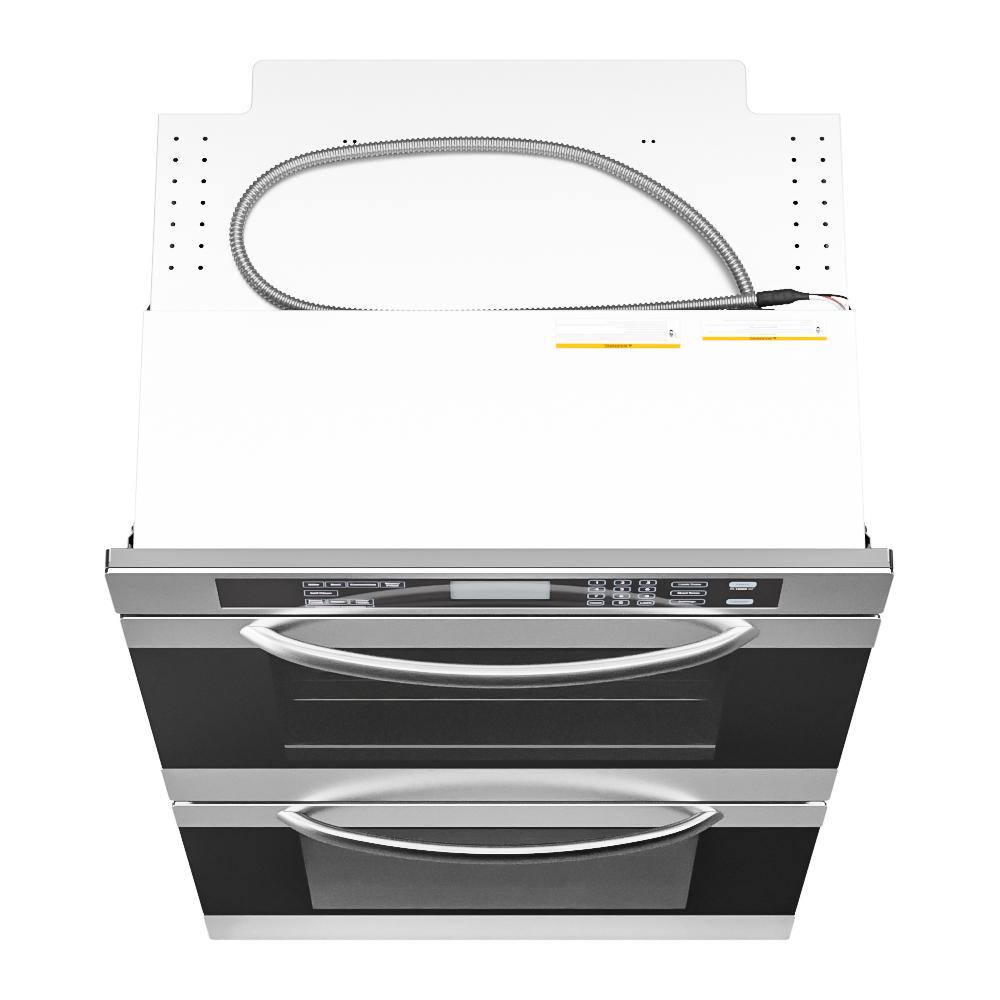 Koolmore 30 in. Stainless-Steel Premium Double Electric Convection Wall Oven 5 cu. ft. WO-2D