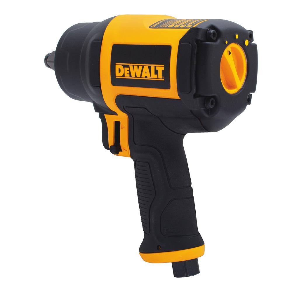 Dewalt 1/2 in. Heavy-Duty Pneumatic Impact Wrench And 50 ft. x 1/4 in. Air Hose