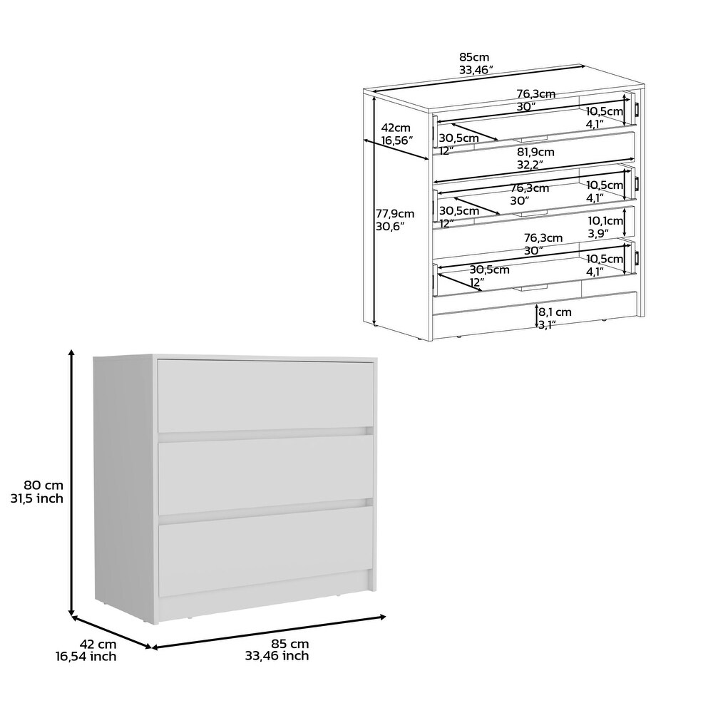 Palmer 3 Drawers Dresser