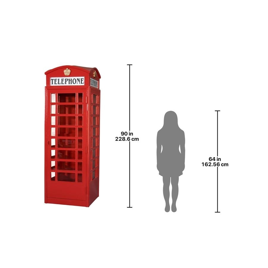 Design Toscano Authentic Replica British Telephone Booth
