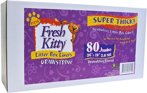 Fresh Kitty Jumbo Thick Litter Box Liners