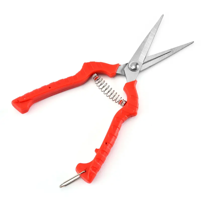 Factory Direct Sale Stainless Steel Garden Shears Pruning Thin Fruit Garden Finishing Shears Tool